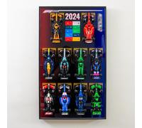 WETCEAOM Cadre Mural pour Speed Champions f1 Car 10-in-1 Building Set, Tableau d'affichage Mural pour 77242,77251,77243,77244,77246 77245 77249 etc, Taille : 75x45 cm (sans modèle)