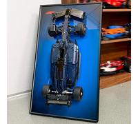 WETCEAOM Cadre pour Lego Technic F1 Voiture 42206, Wall Display Frame for Adult Collectibles, F1 Wall Mount-75x45 cm Frame Support Mural De Voitures (NO Car)