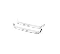 WETCL 2 Pièces Couvercle de Phare Antibrouillard pour Cadillac XT4 2018-2023, Durable Cadre de Garniture de Couvercle de Feu Antibrouillard,Silver electroplated