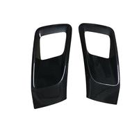 WETCL 2 Pièces Couvercle de Phare Antibrouillard pour Peugeot 3008, Durable Cadre de Garniture de Couvercle de Feu Antibrouillard,Carbon fiber pattern