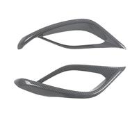 WETCL 2 Pièces Couvercle de Phare Antibrouillard pour Toyota Highlander 2022, Durable Cadre de Garniture de Couvercle de Feu Antibrouillard,Carbon fiber