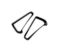 WETCL 2 Pièces Couvercle de Phare Antibrouillard pour Toyota Noah/Voxy 80 Series, Durable Cadre de Garniture de Couvercle de Feu Antibrouillard,Piano black