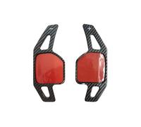 WETCL 2 Pièces Palettes de Sélecteur de Volant pour Audi A3 2009-2016, Durable Palette de Changement de Vitesse au Volant Accessoires,Carbon fiber pattern
