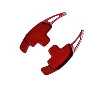 WETCL 2 Pièces Palettes de Sélecteur de Volant pour Benz GLB 2020-2022, Durable Palette de Changement de Vitesse au Volant Accessoires,Red carbon pattern