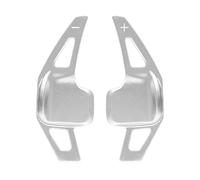WETCL 2 Pièces Palettes de Sélecteur de Volant pour BMW X5 2017, Durable Palette de Changement de Vitesse au Volant Accessoires,Silver