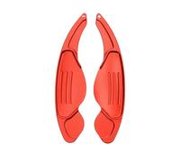 WETCL 2 Pièces Palettes de Sélecteur de Volant pour Jaguar F-PACE 2016, Durable Palette de Changement de Vitesse au Volant Accessoires,Red
