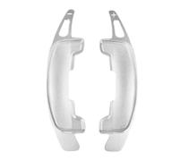WETCL 2 Pièces Palettes de Sélecteur de Volant pour Land Rover Range Rover 2023-2024, Durable Palette de Changement de Vitesse au Volant Accessoires,Silver