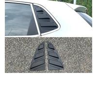 WETCL 2 Pièces Voiture Arrière Fenêtre Triangle Volets pour VW Polo 2011-2018, Panneau Triangulaire Arrière de Voiture Étanche Accessoires, Matte Black