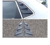 WETCL 2 Pièces Voiture Arrière Fenêtre Triangle Volets pour VW Polo 2011-2018, Panneau Triangulaire Arrière de Voiture Étanche Accessoires, Carbon Fiber