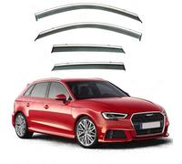 WETCL Avant ArrièRe Pare-Pluie pour Audi S3 Sportback MK3-8V 2014-2020, Déflecteurs Vent Fenêtre Latérale Anti-Pluie Durable Déflecteurs Fenêtre Accessoires