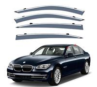 WETCL Avant ArrièRe Pare-Pluie pour BMW 7 Series MK5-F02 2009-2014, Déflecteurs Vent Fenêtre Latérale Anti-Pluie Durable Déflecteurs Fenêtre Accessoires
