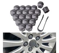 WETCL Bouchon d'Écrou de Roue pour Renault Scenic III 2009-2016, 17mm/19mm/21mm Capuchons Protection Hexagonal pour écrous de Roue Anti-poussière,Grey-17mm
