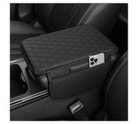 WETCL Coussin Accoudoir Voiture pour Renault Scenic Conquest E-Tech Grand Scenic RX4, Console Centrale Protéger Pad Imperméable Cuir Accoudoir Siège Box Pad Accessoire,Black