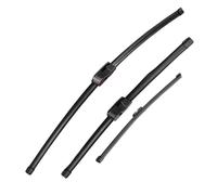 WETCL D'essuie-Glace pour BMW 5 Series F11 2010-2016 26"+18"+14", HD Ensemble Pare-Brise Jeu de Balais D'essuie-Glace Avant et Arrière