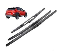 WETCL D'essuie-Glace pour Hyundai Kona 2017-2024 26"+16"+12", HD Ensemble Pare-Brise Jeu de Balais D'essuie-Glace Avant et Arrière