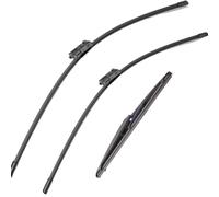 WETCL D'essuie-Glace pour MG ZS EV ZX ZST VS 2017-2024 24"+14"+10", HD Ensemble Pare-Brise Jeu de Balais D'essuie-Glace Avant et Arrière