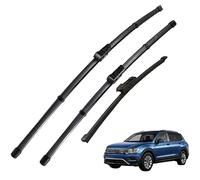 WETCL D'essuie-Glace pour VW Tiguan 2017-2019 26"+21"+14", HD Ensemble Pare-Brise Jeu de Balais D'essuie-Glace Avant et Arrière