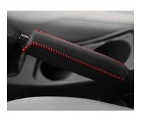 WETCL Handbrake Cover Protecteur pour Smart Fortwo 450 451 453 Forfour 453 454, Poignées Frein à Main Cuir Antidérapante Housse De Frein à Main Accessoires,Red