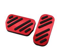 WETCL Pédales de Voiture pour Toyota Camry RAV4 Avalon Wildlander, Garniture de Couvercle de Pédale Antidérapantes Accessoires,Red