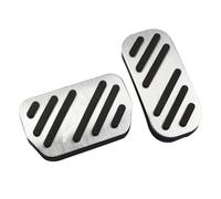 WETCL Pédales de Voiture pour Toyota Camry RAV4 Avalon Wildlander, Garniture de Couvercle de Pédale Antidérapantes Accessoires,Silver