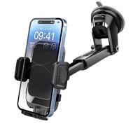 WETCL Support Telephone pour BYD Qin, Universel Support Téléphone 360° Rotation Porte Phone Grille D'aération Pare-Brise Voiture,A