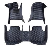 WETCL Tapis de Sol Voiture Personnalisé pour Renault Kadjar 2019-2022, Tapis de Sol Tout Compris Cuir Imperméables Antidérapant Tous Temps de Voiture,Black-Blue