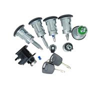 WETKUNSRUM AL116 2T1AV22050AD Ensemble Complet de serrures Interrupteur d'allumage Gauche Droite Serrure de Porte Serrure de Coffre adapté for Ford Transit Connect 2002-2013 8 pièces