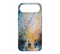 Wetlands Preserve Canards Aquarelle Art Observation des Oiseaux Coque pour iPhone Air