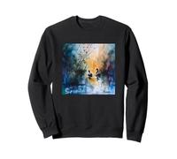 Wetlands Preserve Canards Aquarelle Art Observation des Oiseaux Sweatshirt
