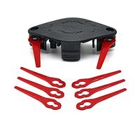 WETOOLPLUS ACFHRL2 Tête à lame compatible avec les coupe-bordures Ryobi 18 V, 24 V et 40 V, convient pour RY40210, RY40210A, avec 8 lames de rechange à changement rapide Ryobi Weed Wacker String