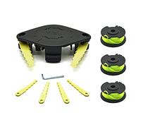WETOOLPLUS Kit d'outils de jardin GTK0001 pour RYOBI One+, 1 tête à lame avec 6 lames de rechange robustes, lot de 3 AC80RL3A ligne et bobine