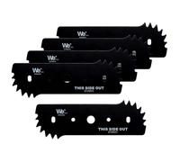 WETOOLPLUS Lot de 5 lames de rechange WA0034 pour bordure extérieure de 19,1 cm compatibles avec Worx WG895 WG896 et Craftsman 50018386 71-86880/Trancheuse modèle 79657