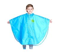 Wetry Poncho Pluie Enfant Cape de Pluie Manteau Imperméable Fille Garçon Veste Anti Pluie Léger Respirant et Réutilisable pour 75-170cm