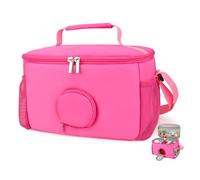 Wetry Sac de Transport pour Toniebox, Housse de Rangement pour Figurines Tonie, Chargeur et Casque Audio, Sac Uniquement (Rose)