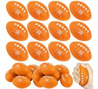 Wettarn Lot de 20 mini ballons de football en mousse de 8,9 cm pour la prévention du VIH, les maladies cardiaques, le cancer du pancréas, la leucémie, la lutte contre le cancer du rein, pour activités