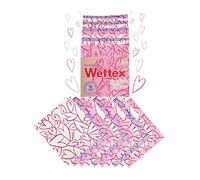Wettex The Original Lot de 10 torchons suédois Super absorbants - Édition limitée Ruban Rose
