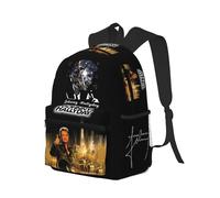 WETUIPEST Johnny Sac à Dos Scolaire Lycée Ado Étudiant Léger pour Garçon Fille Hommes Femmes Hallyday Sac d'École Travail Voyage pour Collège et Université