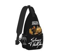 WETUIPEST Johnny Sac Poitrine Homme Hallyday Sac Bandoulière Étanche pour Camping Randonnée Voyage Sac à Bandoulière Homme et Femme Sacoche Crossbody Poitrine
