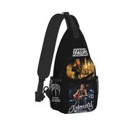 WETUIPEST Johnny Sac Poitrine Homme Hallyday Sac Bandoulière Étanche pour Camping Randonnée Voyage Sac à Bandoulière Homme et Femme Sacoche Crossbody Poitrine