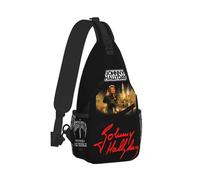 WETUIPEST Johnny Sac Poitrine Homme Hallyday Sac Bandoulière Étanche pour Camping Randonnée Voyage Sac à Bandoulière Homme et Femme Sacoche Crossbody Poitrine