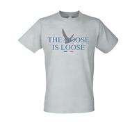 weUGHe2ND3 Mens Grey The Goose is Loose T-Shirt French Vodka T-Shirt