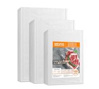 Wevac Core 100 Sac Sous Vide Alimentaire 3 Tailles, 15×20cm/20×30cm/28×40cm