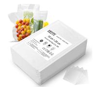 Wevac Core Lot de 200 sacs d'emballage sous vide texturés résistants pour la cuisson sous vide, l'ébullition et la préparation des repas 15 x 25 cm