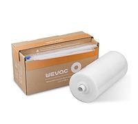 Wevac rouleau sous vide alimentaire, 28x4500cm avec boîte à découper, sans BPA, sac pour sous videuse alimentaire, sachet sous vide alimentaire la conservation et la préparation des aliments