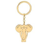 WEVENI Emaille EléPhant Porte-clés Cute EléPhant Porte-clés pour les Femme Filles Sac Accessoires de Voiture (Canaries)