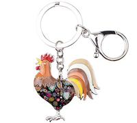 WEVENI Porte-clés Poule Mignon Cadeau pour Femme，Canari