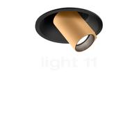 Wever & Ducré Bliek Petit Round 1.0 Projecteur partiellement encastrés LED sans alimentation noir/champagne - dim to warm Ce luminaire comporte des modules à LED prémontés de classes énergétiques A A+