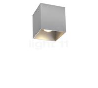 Wever & Ducré Box 1.0 Plafonnier LED aluminium brossé - dim to warm - dimmable variateur de phase Ce luminaire comporte des modules à LED prémontés de classes énergétiques A A++, A+, A