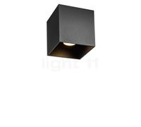 Wever & Ducré Box 1.0 Plafonnier LED noir mat - dim to warm - dimmable variateur de phase Ce luminaire comporte des modules à LED prémontés de classes énergétiques A A++, A+, A