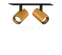 Wever & Ducré Ceno 2.0 Projecteur partiellement encastrés LED noir/doré - 2.700 K Ce luminaire comporte des modules à LED prémontés de classes énergétiques A A++, A+, A